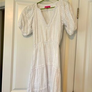 Betsey Johnson Spectator MIDI Tiered Dress